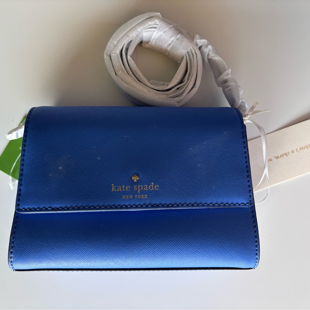 Kate Spade Cedar Street Magnolia- Adventure Blue Crossbody Bag (NWT) - Picture 7 of 7